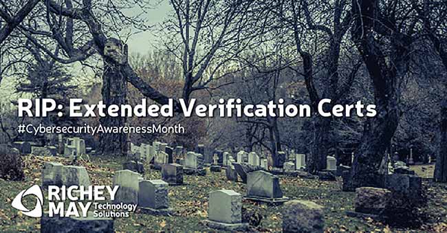 R.I.P Extended Validation Certificates